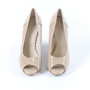 Nine West Nude Wedges