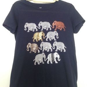 J crew elephant tshirt