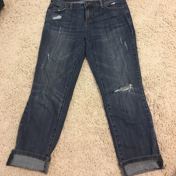 OldNavy boyfriend women capris WORN ONCE! - Picture 1 of 3