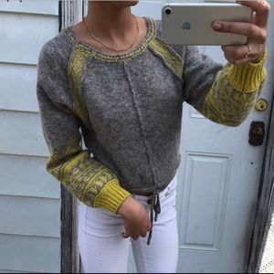 FREE PEOPLE BELL SLEEVE SWEATER
