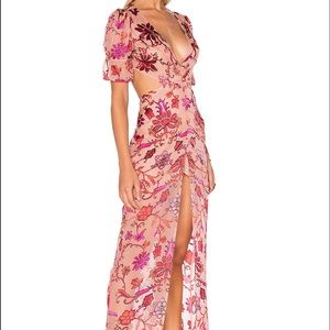 For Love and Lemons Saffron Maxi Dress (L)