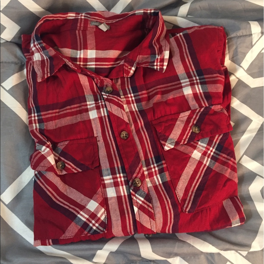 plaid shirt