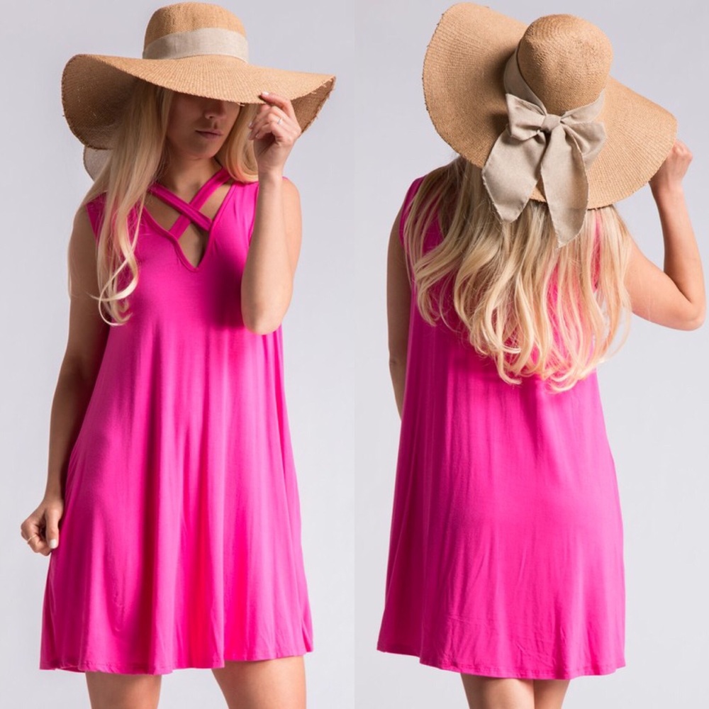 LAST ONE!!! *** Samantha Fuchsia Dress