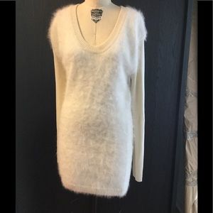 Rag & Bone M Cashmere Sweater Dress Cream Color