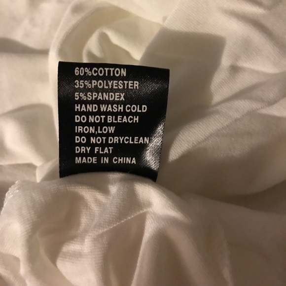 Last Chance Ivory Pocket Muscle Tee - Picture 6 of 6