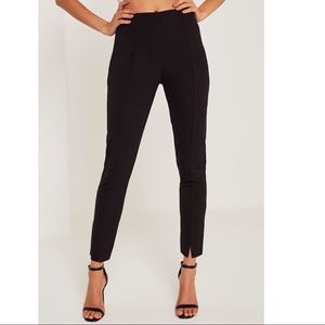 Missguided black skinny fit cigarette trouser pant
