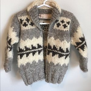 Wool Kids Zip up Sweater