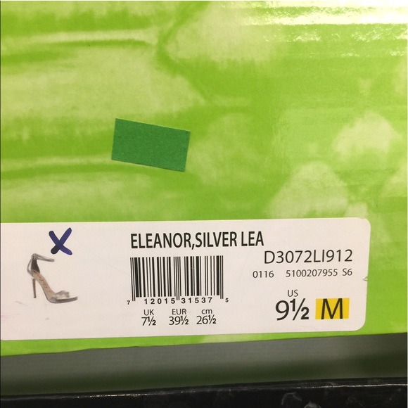 🚨SOLD🚨💕NEW Sam Edelman Silver Open Toe Heels💕 - Picture 8 of 8