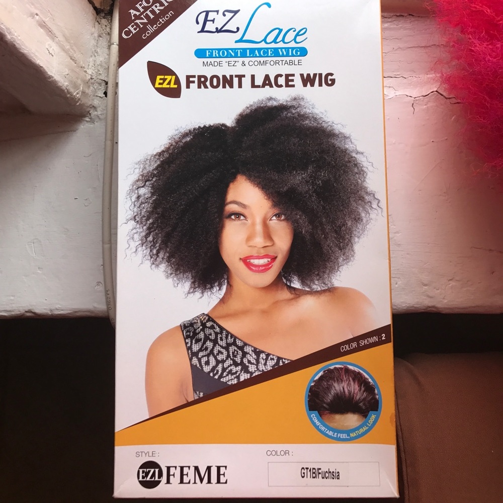 🌷Neon Pink Afro Wig🌷