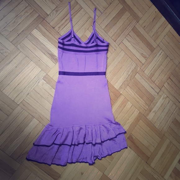 Lavender Bebe Party Dress M - Picture 2 of 2