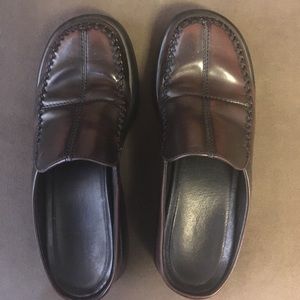 Dansko slip on loafer dark brown