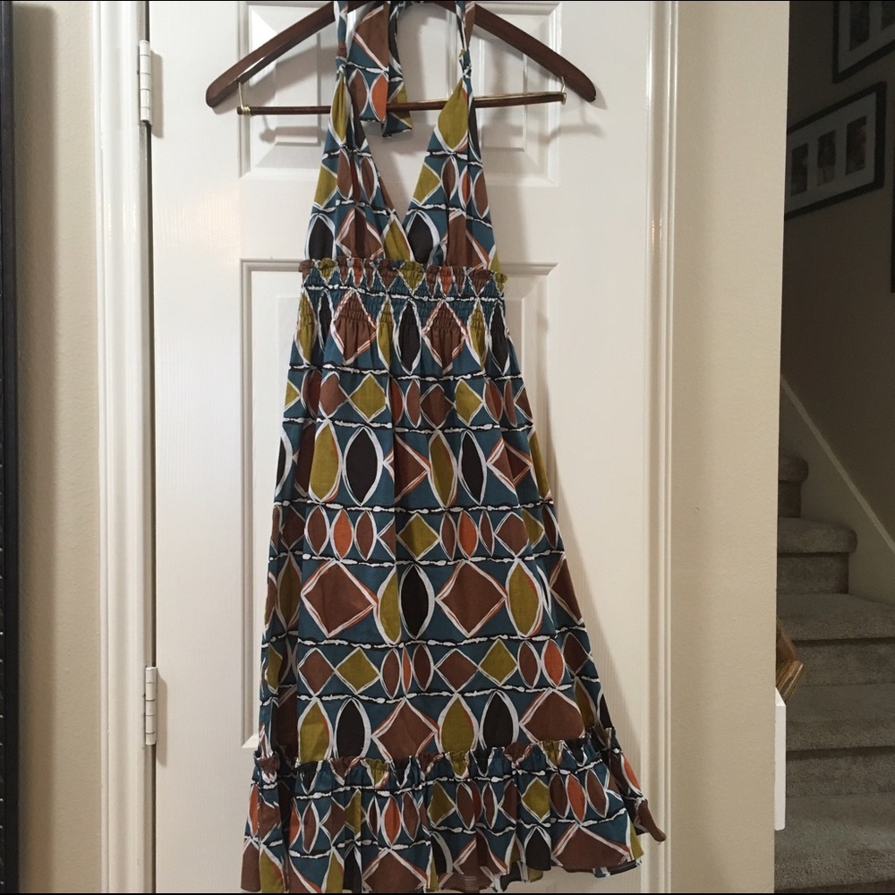 BCBGMaxAzria halter summer dress.  Gorgeous!