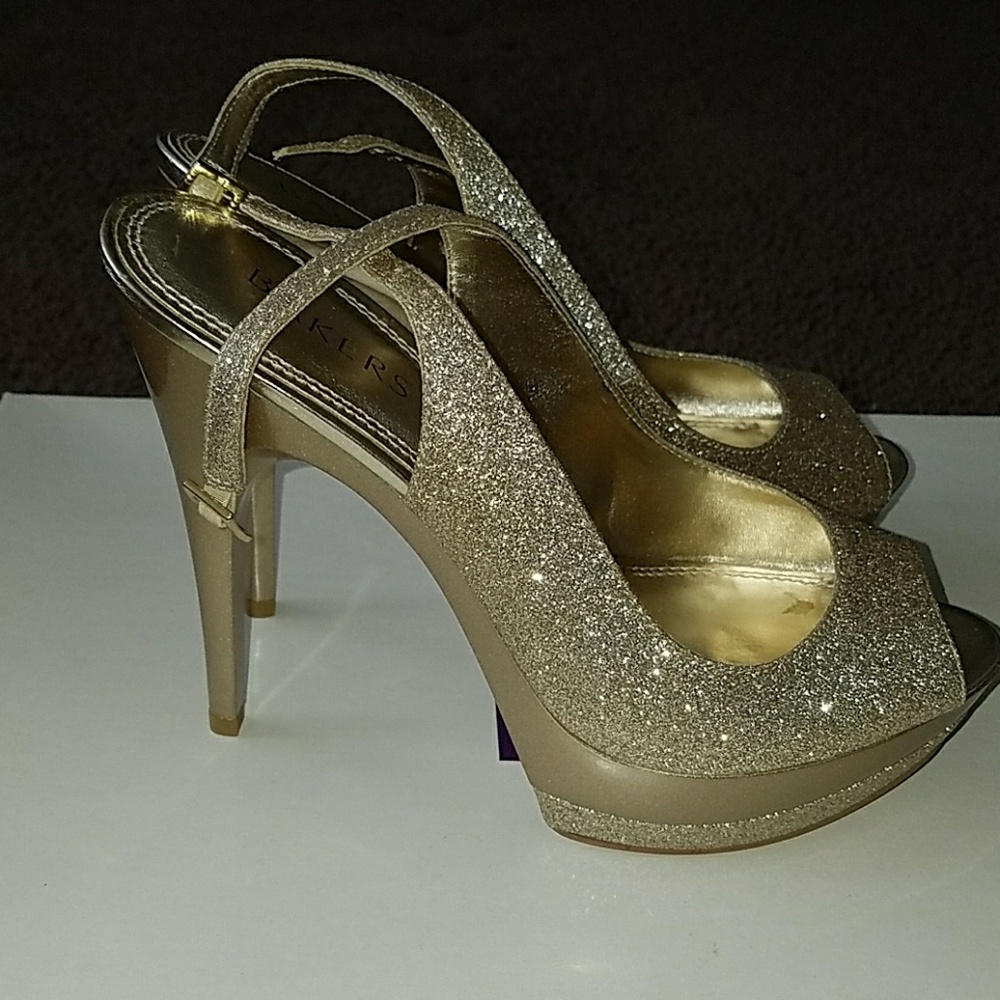 Gold heels
