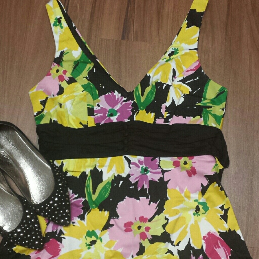 *JCPenney B. Smart floral garden party dress, 8