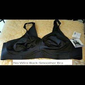 Catherines No WIRE Smoother Back Bra 40C NWT