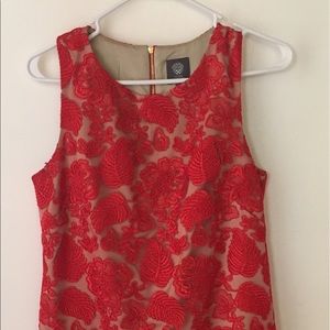 Vince Camuto Short Sleeve Lace Bodycon Dress