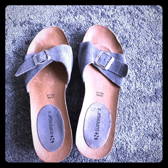 superga vera pelle sandals