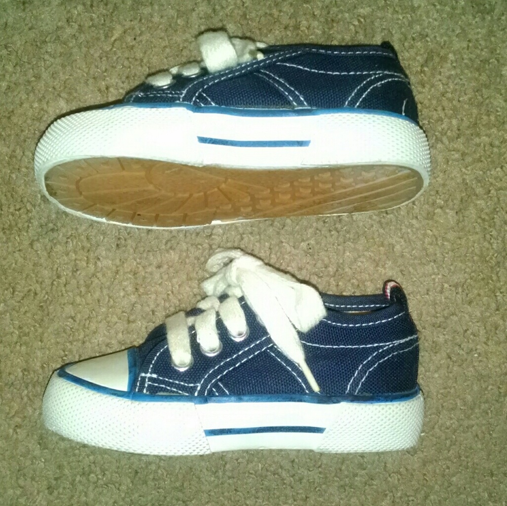 Rare Route 66 baby blue white red Canvas shoes