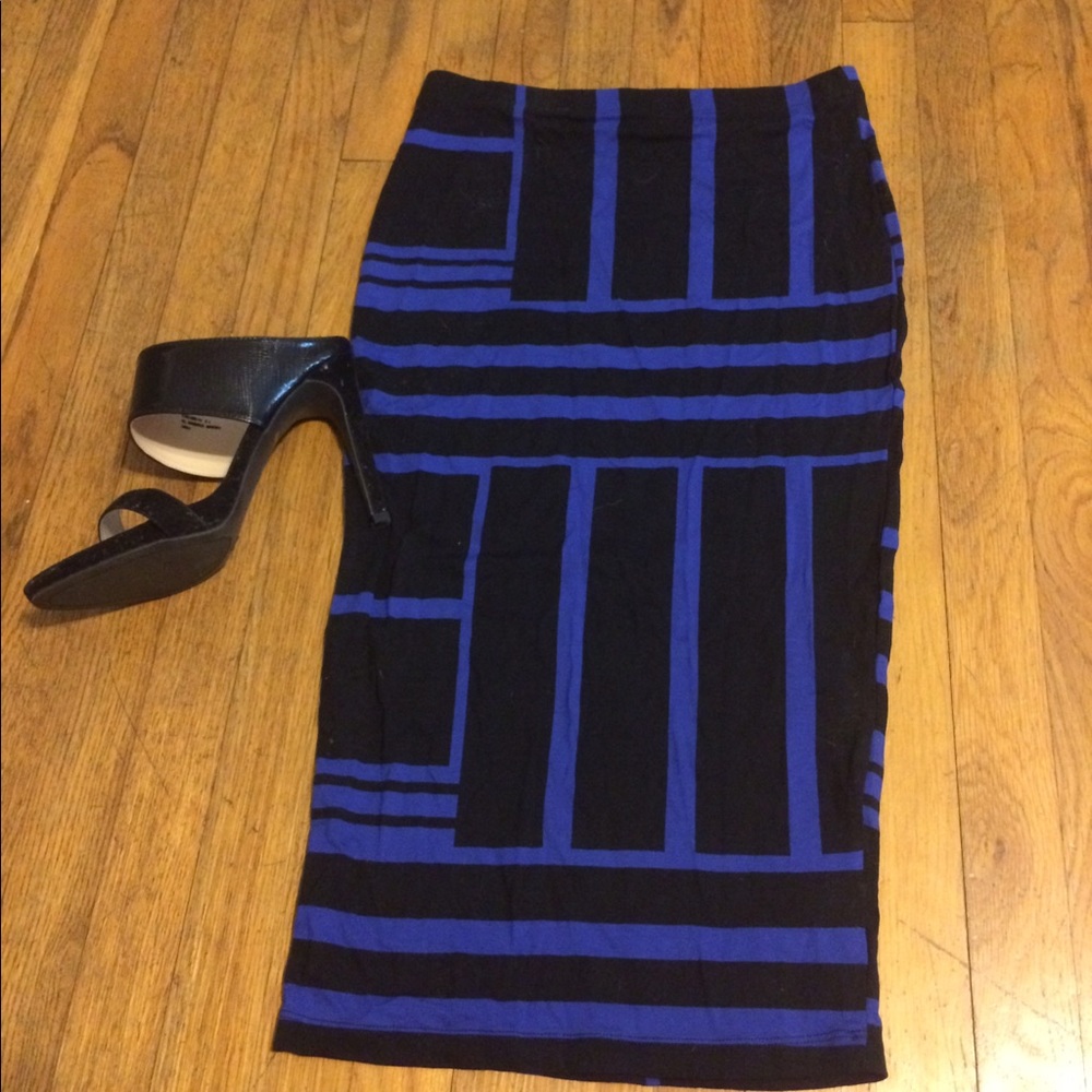 Asos Geometric Print Body-Con Skirt