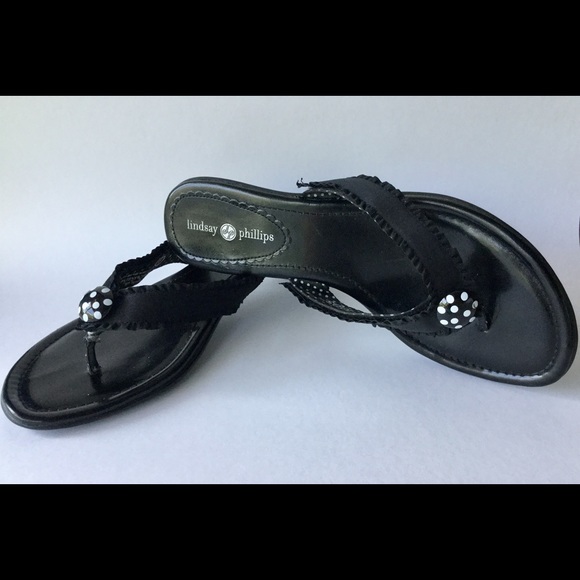 NEW Lindsay Phillips Lily cork kitten heel switchflop shoe sandal size 9 Sale