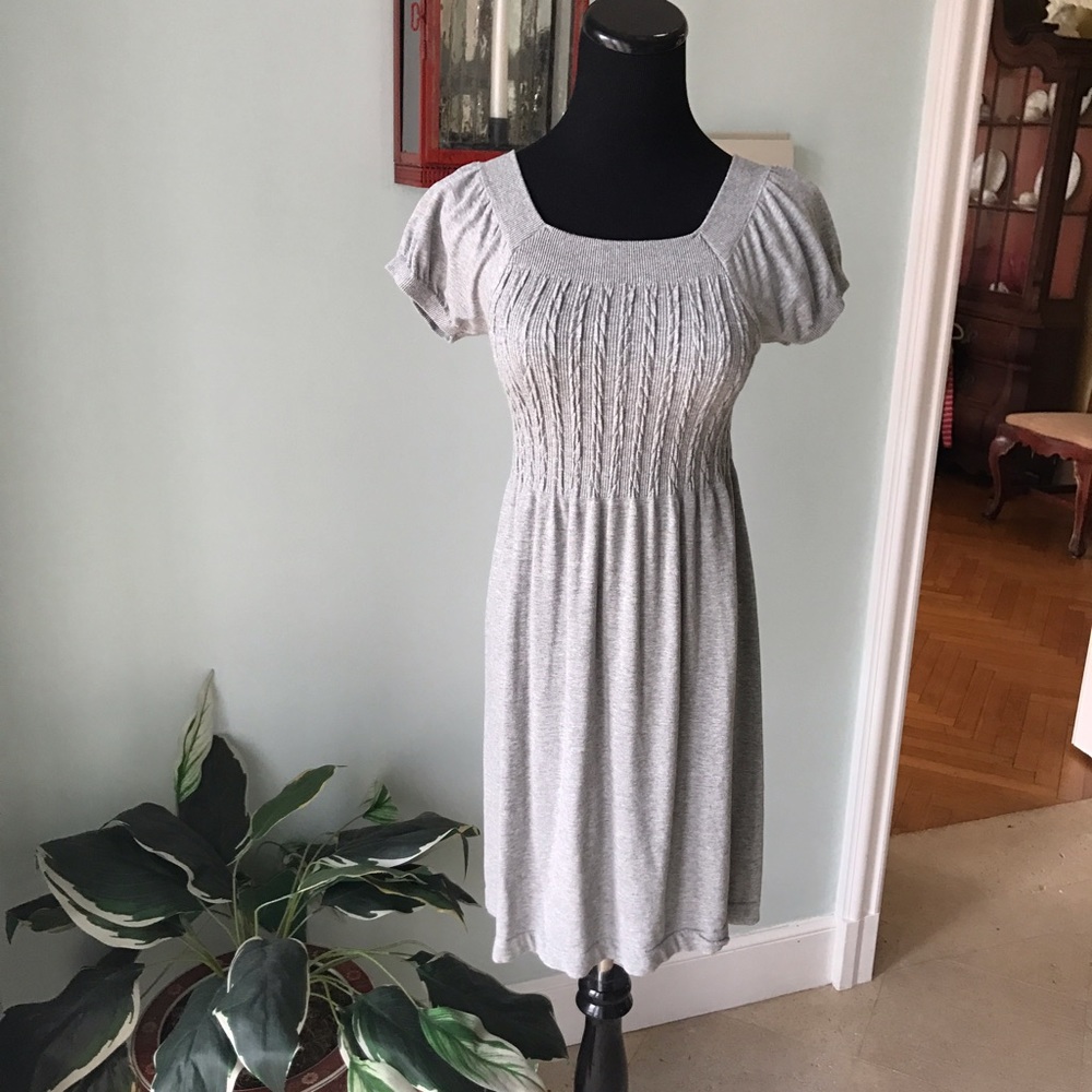 JJ Authentic gray knit dress
