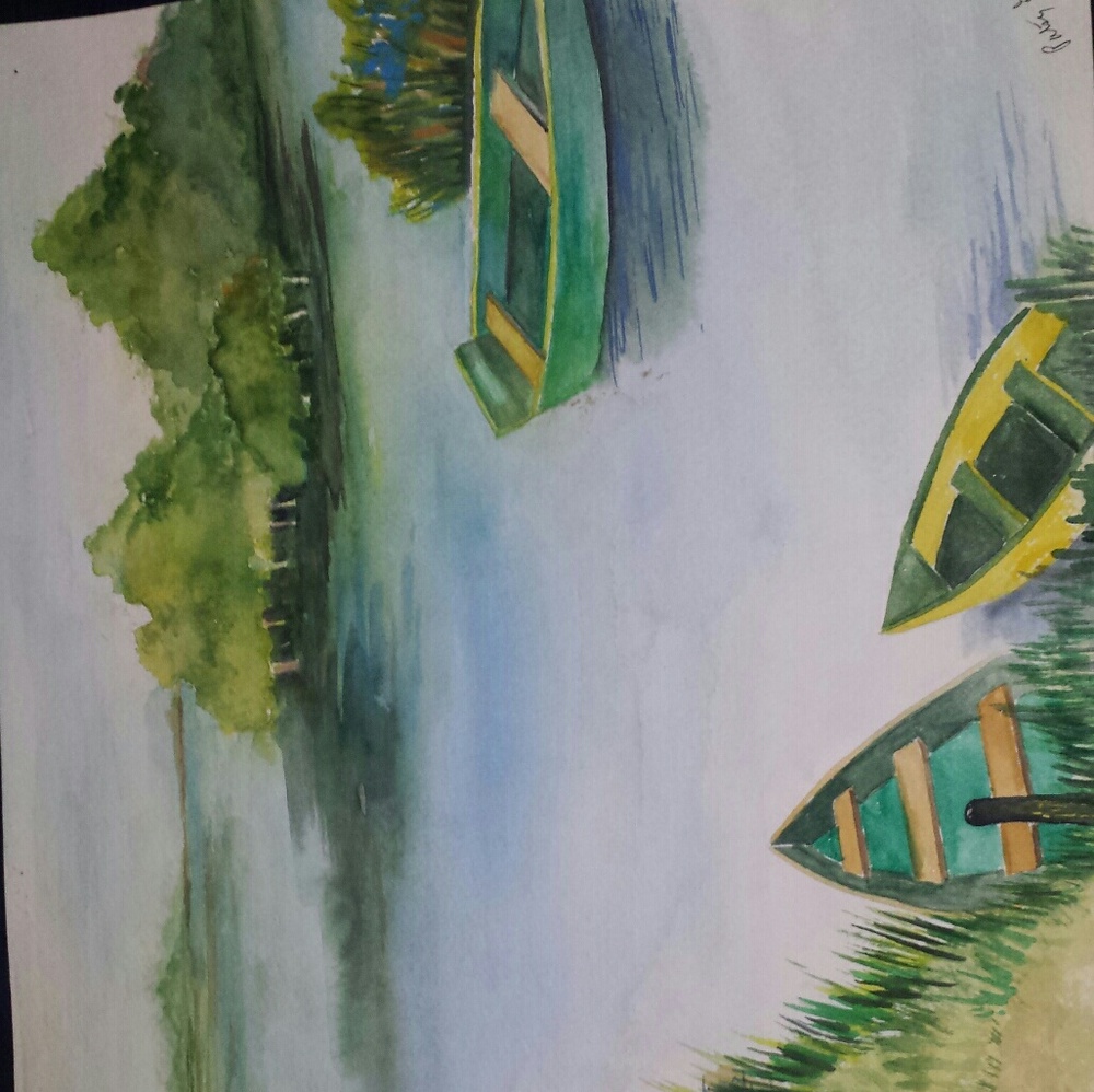 One of a kind hand painted water colors. 8 total