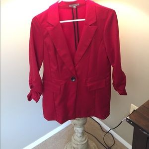 Red blazer