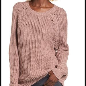 BP Braided Detail Pullover