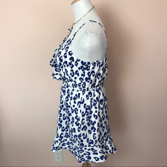 ⭐️CLEARANCE⭐️ Ivory & Royal Blue Dress - Picture 7 of 8