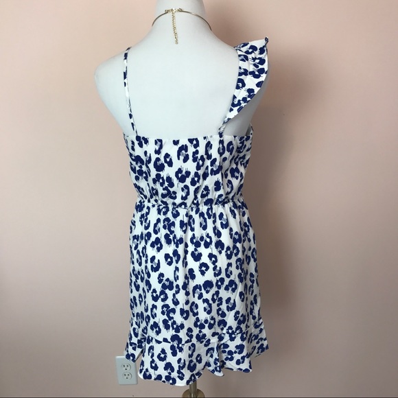 ⭐️CLEARANCE⭐️ Ivory & Royal Blue Dress - Picture 8 of 8