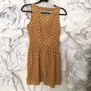 polka dot mini dress