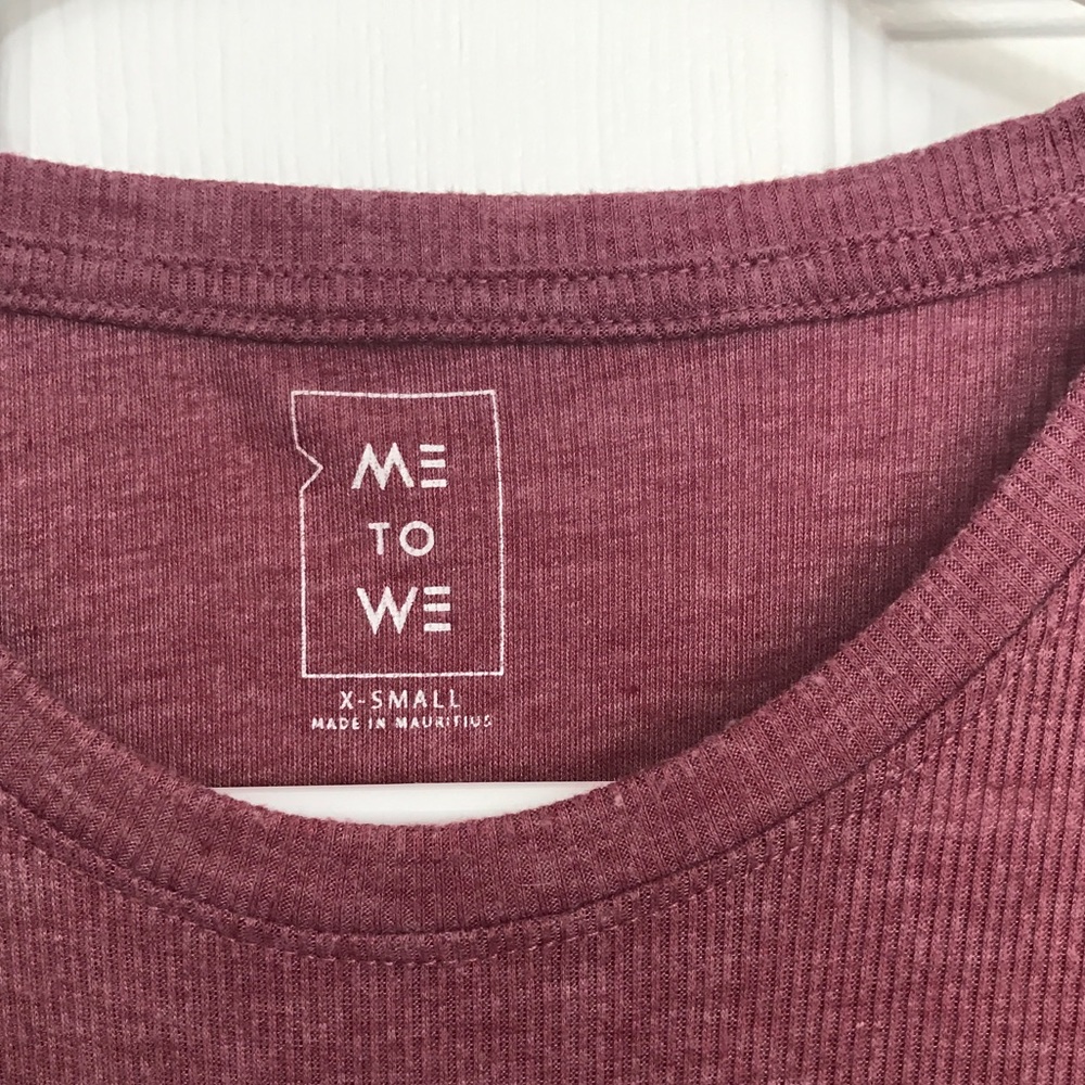 Me To We - Rolled Sleeve Tee