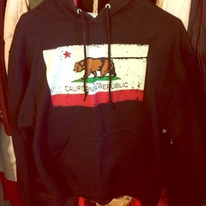 California Republic black hoodie