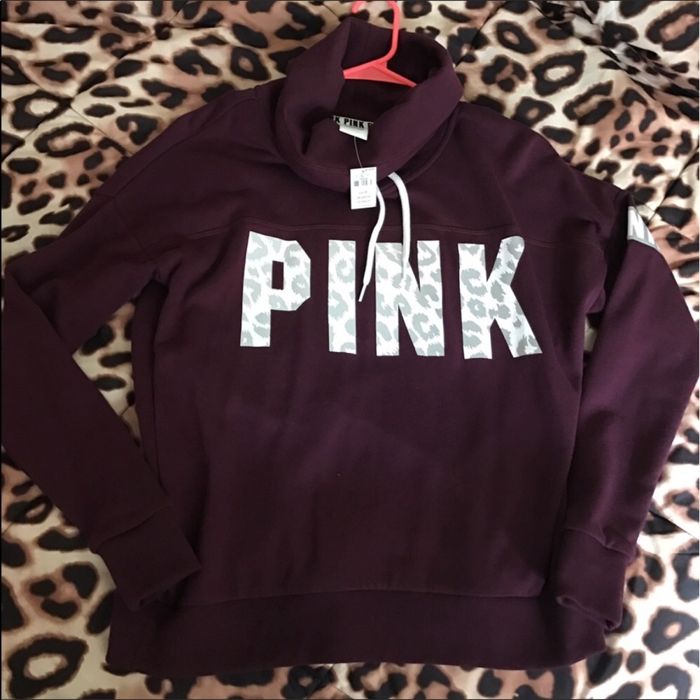 ⚡️ISO!!!ISO!!!⚡️VS PINK reflective cowl neck - Picture 1 of 2