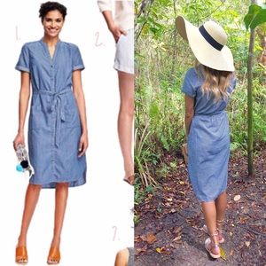 NWT Old Navy Chambray Shirt Dress