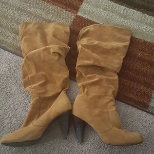 Tan boots
