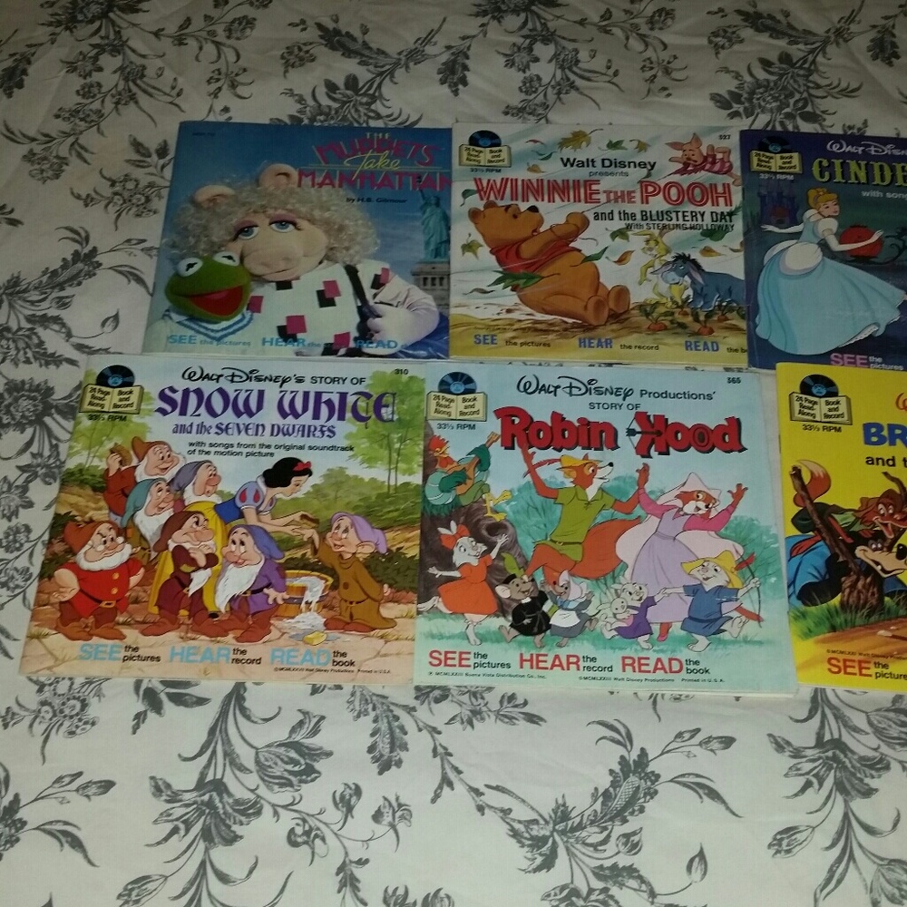 Disney books with record