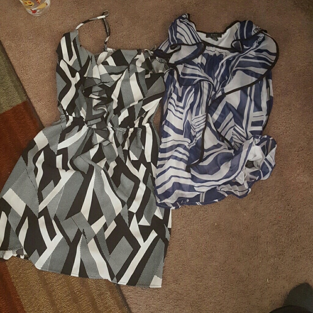 Dress and blouse