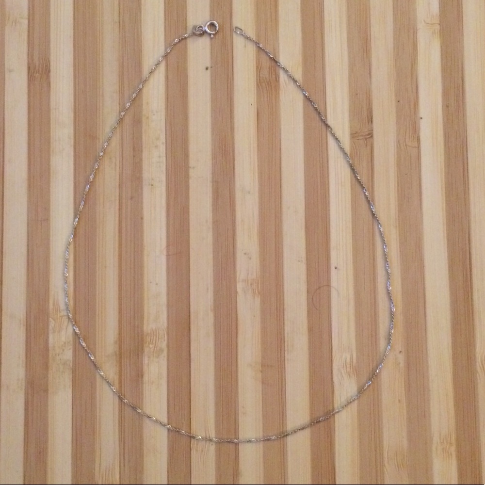 Simple Silver Necklace