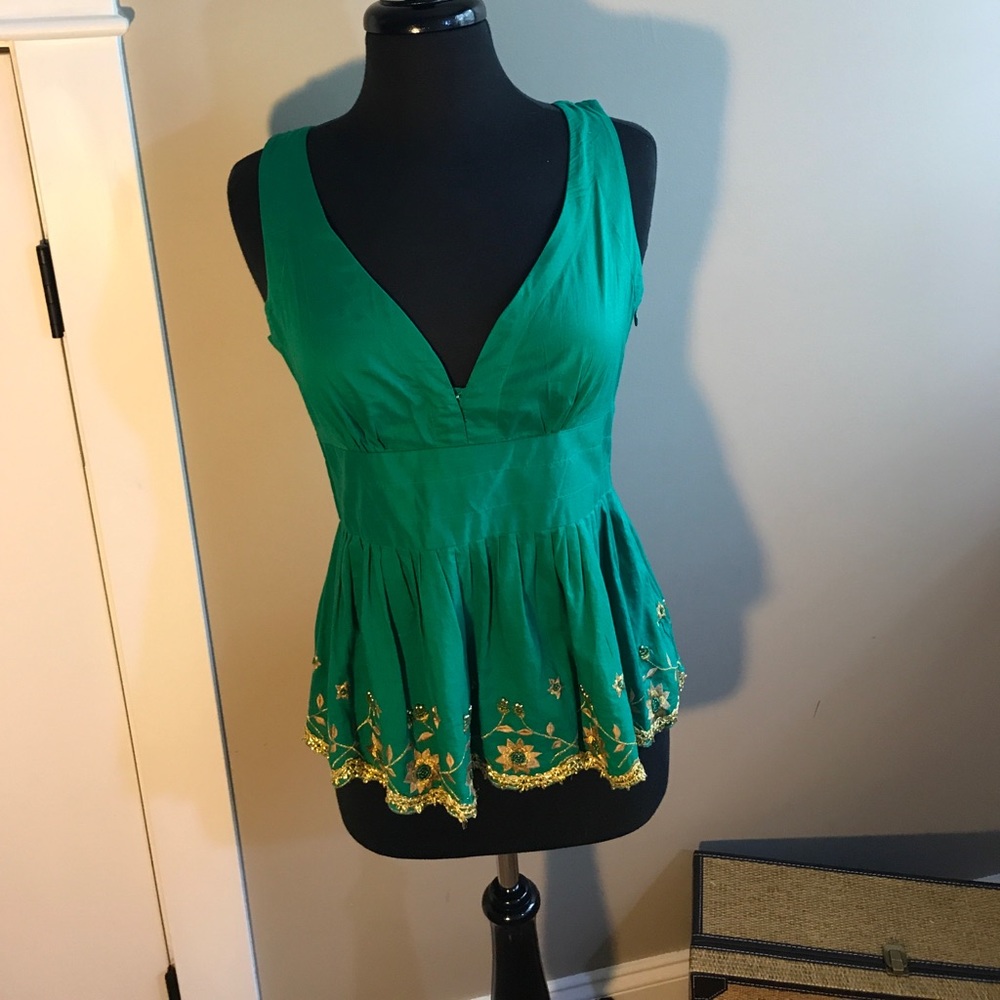 Plenty by Tracy Reese beautiful fitted top sz 10