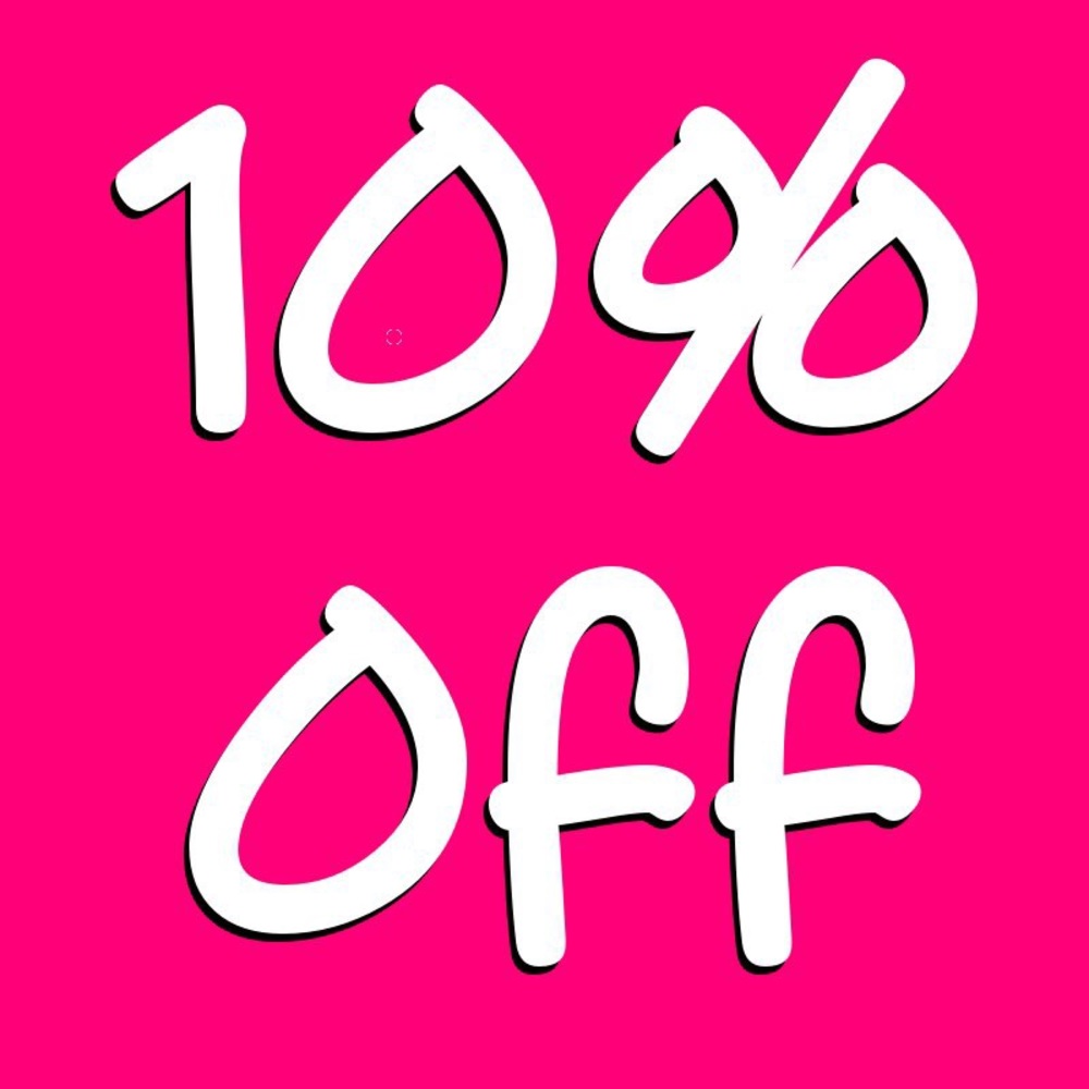 Everything 10% off till Friday!!