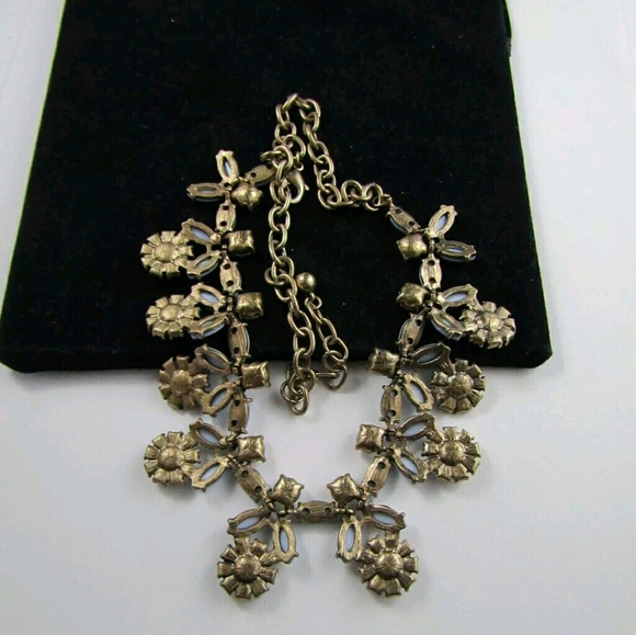 Stunning VTG Blue Statement Necklace - Picture 3 of 3