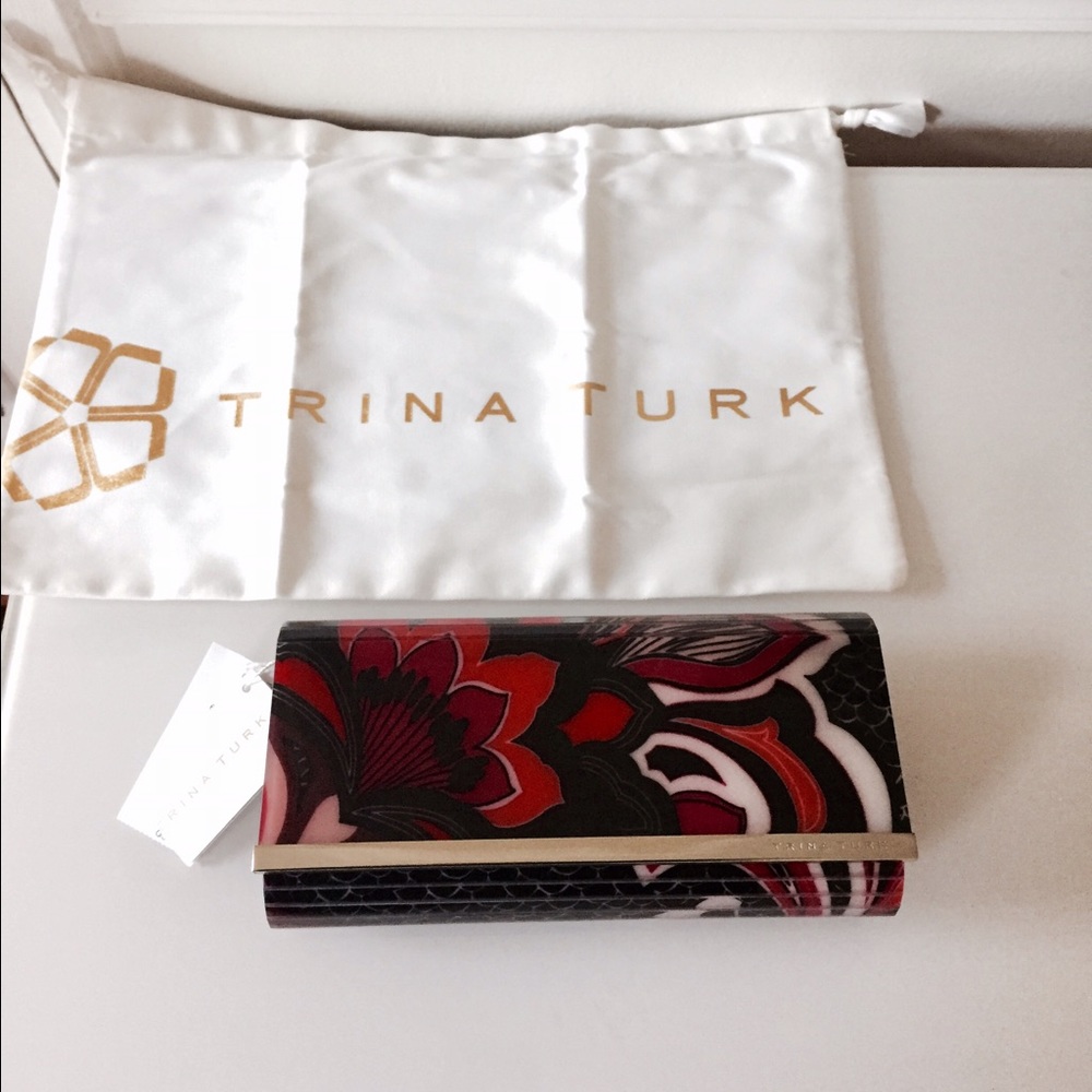 New with tags Trina Turk Kauai Clutch handbag - Picture 1 of 7