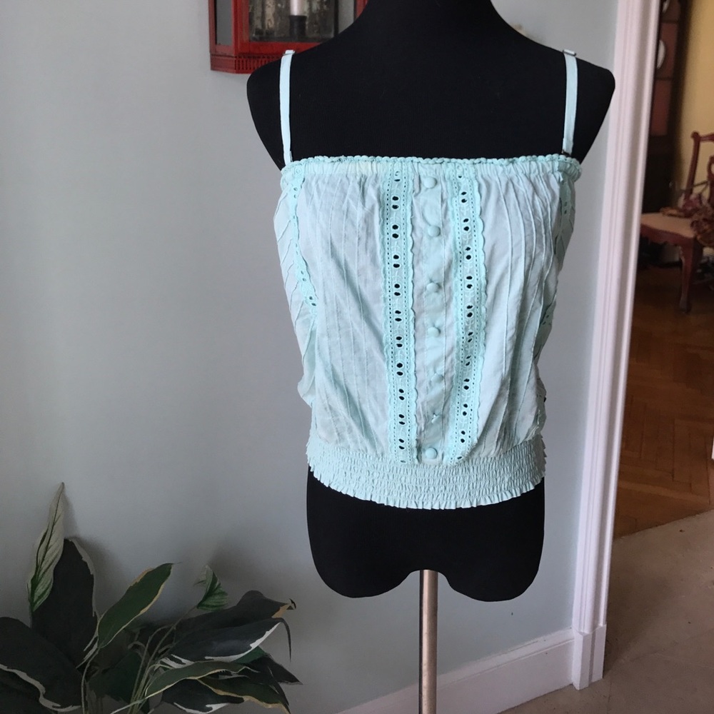 O'Neill Teal Scrunch Top