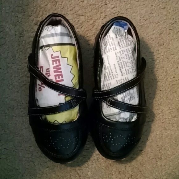 Barbie Mattel Inc Buster Brown black velcro shoes