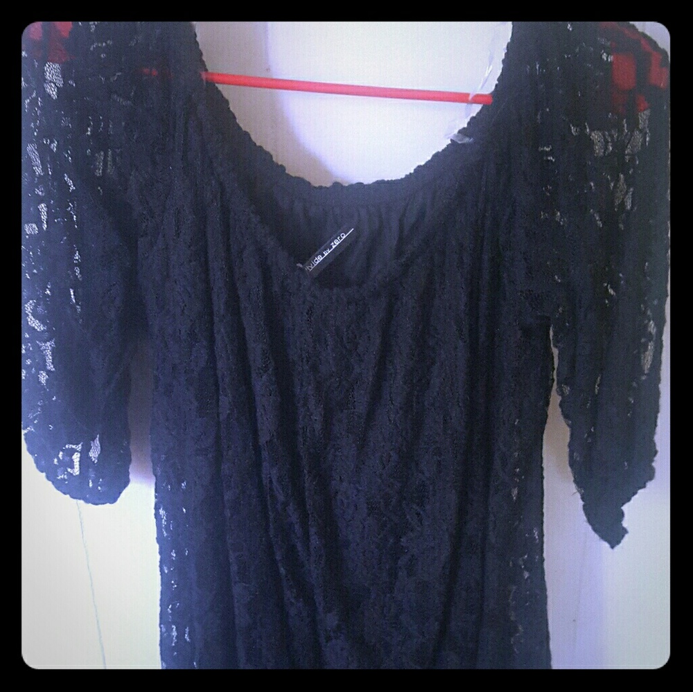 Black Lace Top