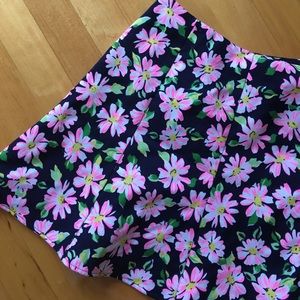 Floral mini skirt