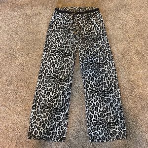 Size Small // Black&White Leopard Print PJ Pants