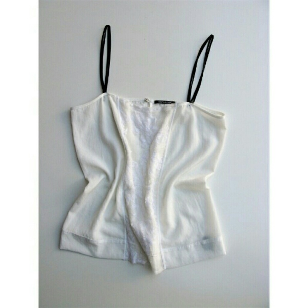 Calvin Rucker  'A Girl Like You' White Lace Cami