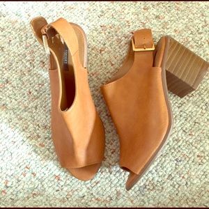Forever 21 Tan Sandal Booties